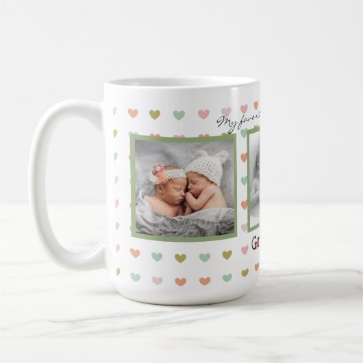 Gepersonaliseerde koffiemok voor grootmoeders (Links)