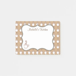 Gepersonaliseerde koffiepost Het merkt op Post-it® Notes