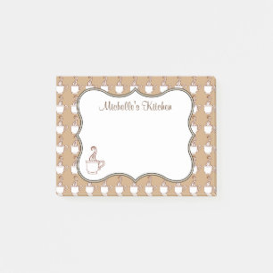 Gepersonaliseerde koffiepost Het merkt op Post-it® Notes