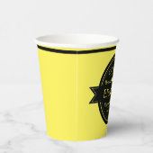 Gepersonaliseerde koffiewinkel logo Papierkop Papieren Bekers (Rechts)