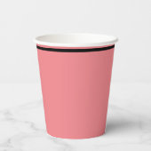 Gepersonaliseerde koffiewinkel logo Papierkop Papieren Bekers (Achterkant)