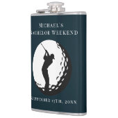 Gepersonaliseerde kolf | Vrijgezellengolfweekend Heupfles (Links)