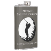 Gepersonaliseerde kolf | Vrijgezellengolfweekend Heupfles (Rechts)