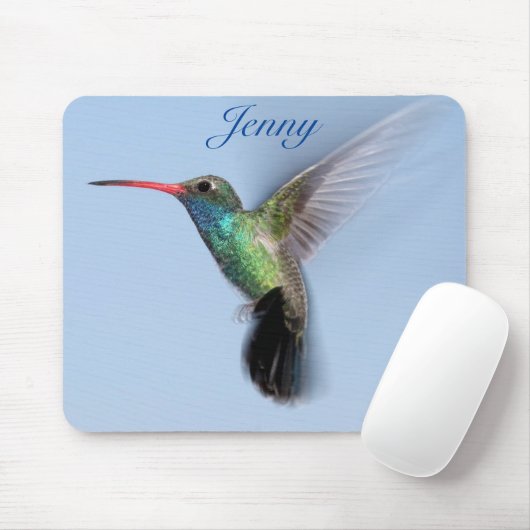 Gepersonaliseerde kolibrie Muismat Mousepad (Met muis)