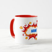  gepersonaliseerde komische explosie mok (Voorkant links)