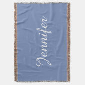 Gepersonaliseerde kompas werpen deken (Voorkant Verticaal)