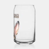 Gepersonaliseerde konijnenoren Schattigee paashaas Blikvorm Glas (Links)