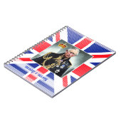 Gepersonaliseerde koning Charles III Notitieboek (Linkerzijde)