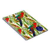 Gepersonaliseerde koning Parrot Notitieboek (Rechterzijde)