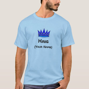 Gepersonaliseerde Koning Shirt kroon