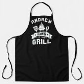Gepersonaliseerde koning van de Grill Schort (Voorkant)