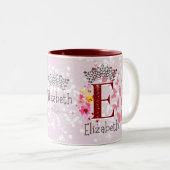 Gepersonaliseerde koningin-Mok I de koffie-mok van Tweekleurige Koffiemok (Voorkant rechts)