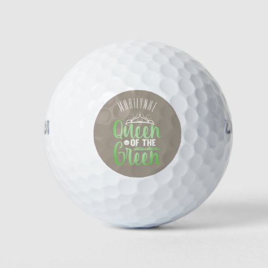 Gepersonaliseerde koningin van de Groenen Golfballen (Voorkant)