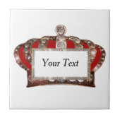 Gepersonaliseerde koningskroon tegeltje (Voorkant)