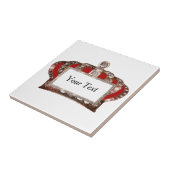 Gepersonaliseerde koningskroon tegeltje (Zijkant)