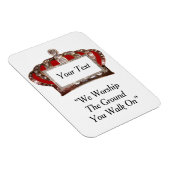 Gepersonaliseerde koninklijke kroon magneet (Rechterzijde)