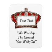 Gepersonaliseerde koninklijke kroon magneet (Verticaal)