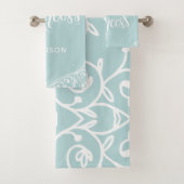 Gepersonaliseerde koninklijke prinses bad handdoek (Insitu)