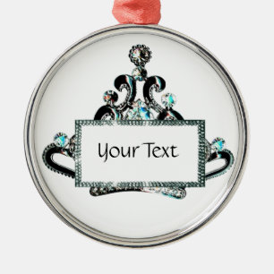 Gepersonaliseerde Koninklijke Tiara Metalen Ornament