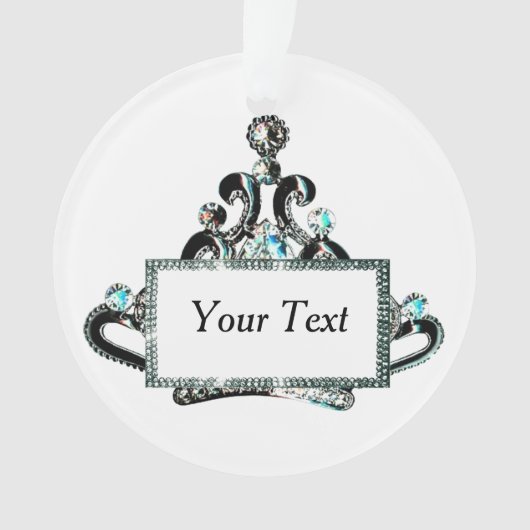 Gepersonaliseerde Koninklijke Tiara Ornament (voorkant)