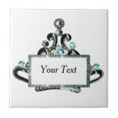 Gepersonaliseerde Koninklijke Tiara Tegeltje (Voorkant)