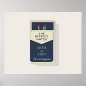 Gepersonaliseerde Koppels De Perfecte Match Lucife Poster (Voorkant)