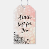 Gepersonaliseerde koraal dank u cadeau Labels Cadeaulabel (Achterkant)