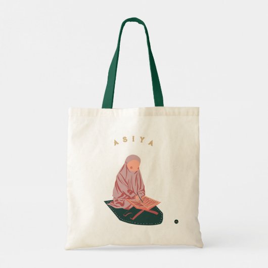 Gepersonaliseerde Koran en Muslimah Tote Bag (Achterkant)