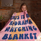 Gepersonaliseerde Koreaanse Drama Lover KDrama kij Sherpa Deken