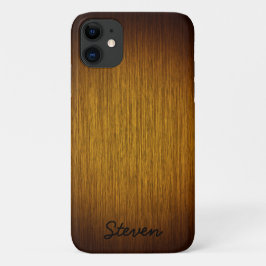 Gepersonaliseerde korrelige tabak Sunburst Wood Case-Mate iPhone Case
