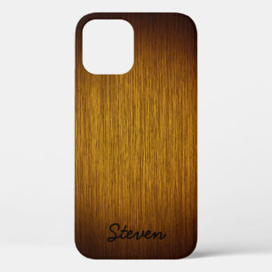 Gepersonaliseerde korrelige tabak Sunburst Wood Case-Mate iPhone Case
