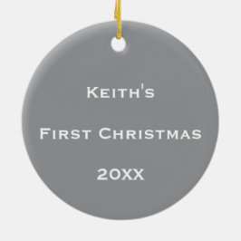 Gepersonaliseerde kosmische bellenstroom keramisch ornament