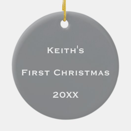 Gepersonaliseerde kosmische bellenstroom keramisch ornament (Achterkant)