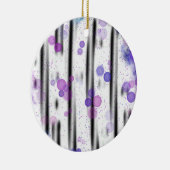 Gepersonaliseerde kosmische bellenstroom keramisch ornament (Rechts)