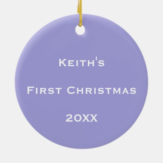 Gepersonaliseerde kosmische bellenstroom keramisch ornament (Achterkant)