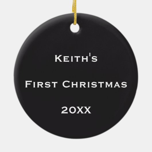 Gepersonaliseerde Kosmische Bubbelstroom Keramisch Ornament (Achterkant)