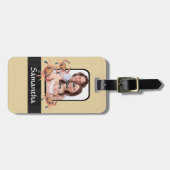 Gepersonaliseerde krab bagagelabel (Voorkant horizontaal)