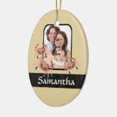 Gepersonaliseerde krab keramisch ornament (Links)