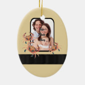 Gepersonaliseerde krab keramisch ornament (Achterkant)