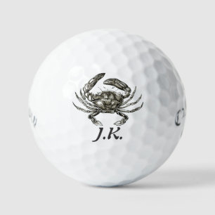 Gepersonaliseerde krab ontwerp Callaway golfballen