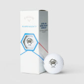 Gepersonaliseerde krab ontwerp Callaway golfballen (Verpakking)
