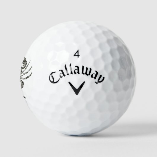 Gepersonaliseerde krab ontwerp Callaway golfballen (Logo)