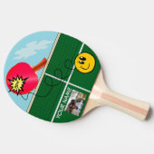 Gepersonaliseerde kracht tafeltennisbatje (Zijkant)