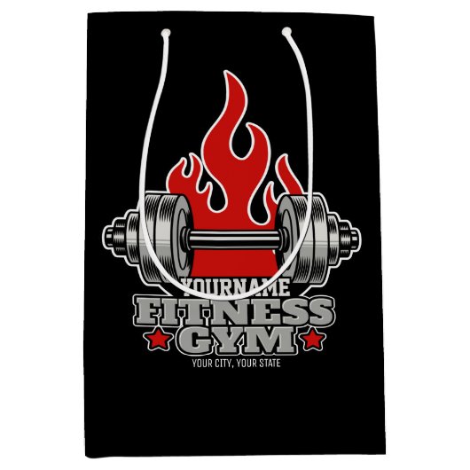 Gepersonaliseerde kragttraining Dumbbell Fitness G Medium Cadeauzakje (Voorkant)