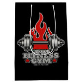 Gepersonaliseerde kragttraining Dumbbell Fitness G Medium Cadeauzakje (Achterkant)