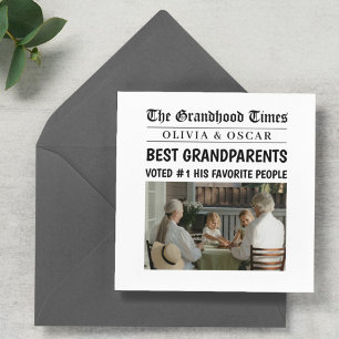 gepersonaliseerde krant Beste grootouders