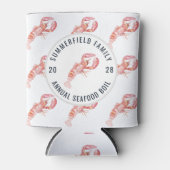 Gepersonaliseerde kreeft rivierkreeft feestje zeev blikjeskoeler (Voorkant)