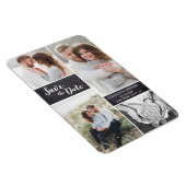 Gepersonaliseerde krijtbord foto collage bruiloft magneet (Rechterzijde)