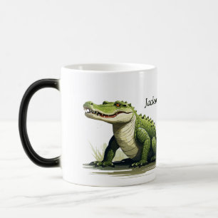 Gepersonaliseerde krokodil Mok - Bold and Wild Des