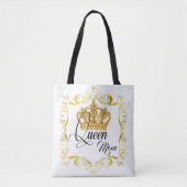 Gepersonaliseerde Kroonkoningin mam - Canvas tas (Voorkant)